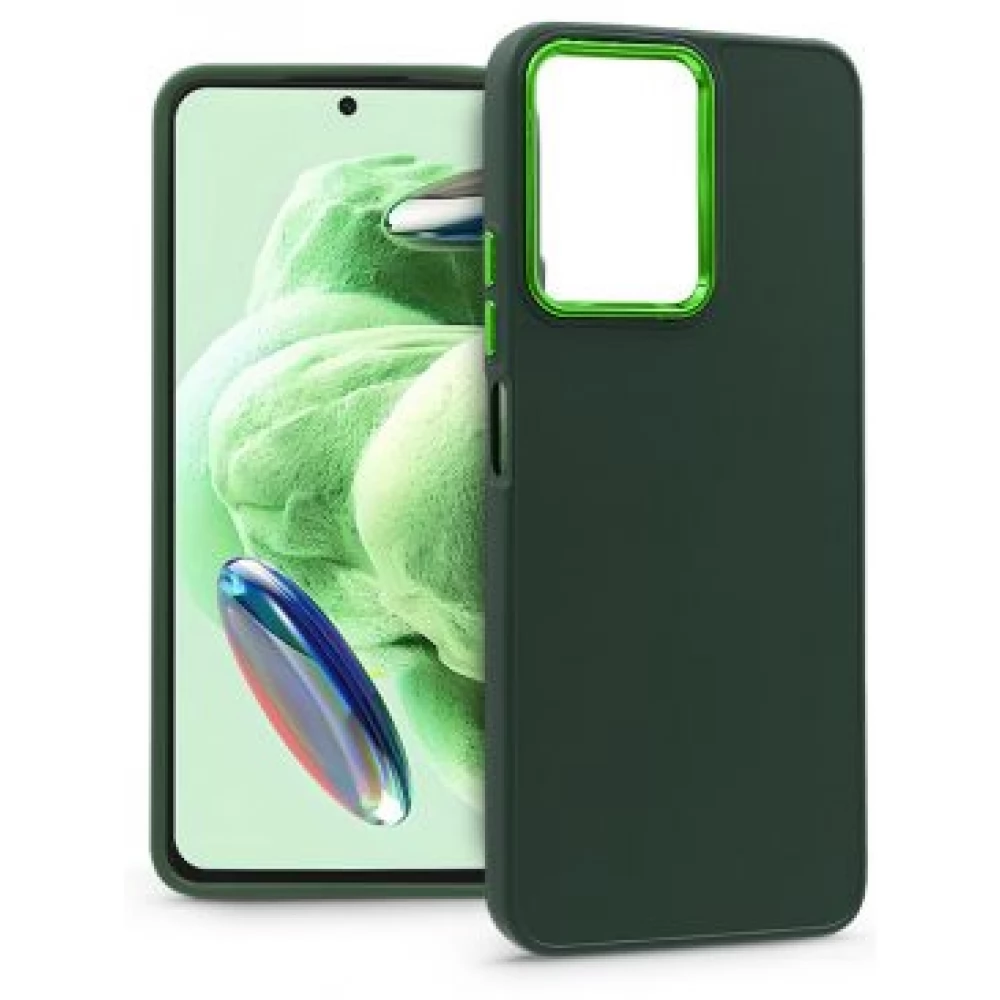 HAFFNER Frame szilikon hátlap Xiaomi Redmi Note 12 5G/Poco X5 5G zöld