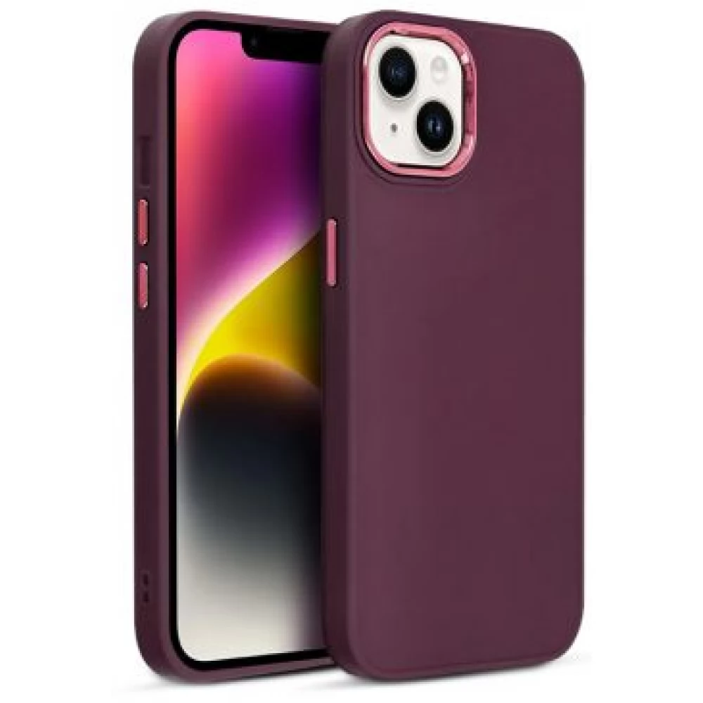 HAFFNER Frame szilikon hátlap Xiaomi Redmi Note 12 5G/Poco X5 5G bíbor