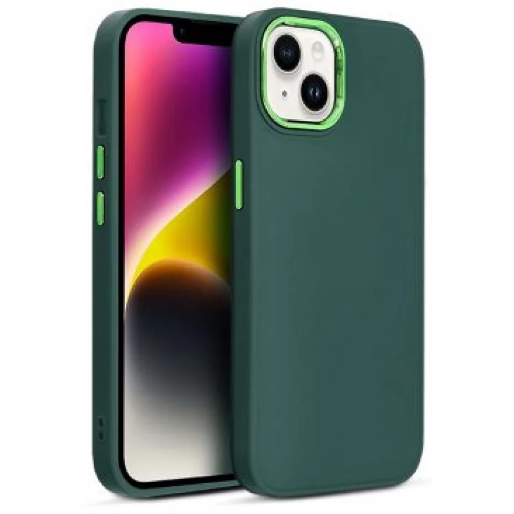 HAFFNER Frame szilikon hátlap Xiaomi Redmi Note 12 Pro 5G/Poco X5 Pro 5G zöld