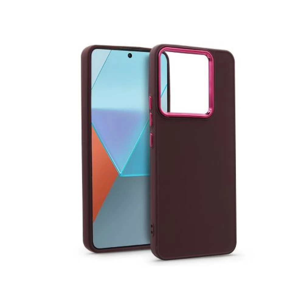 HAFFNER Frame szilikon hátlap Xiaomi Redmi Note 13 Pro Xiaomi Poco X6 5G bíbor