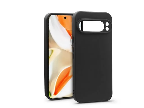 HAFFNER Matt szilikon hátlap Google Pixel 9 Pro XL 5G fekete
