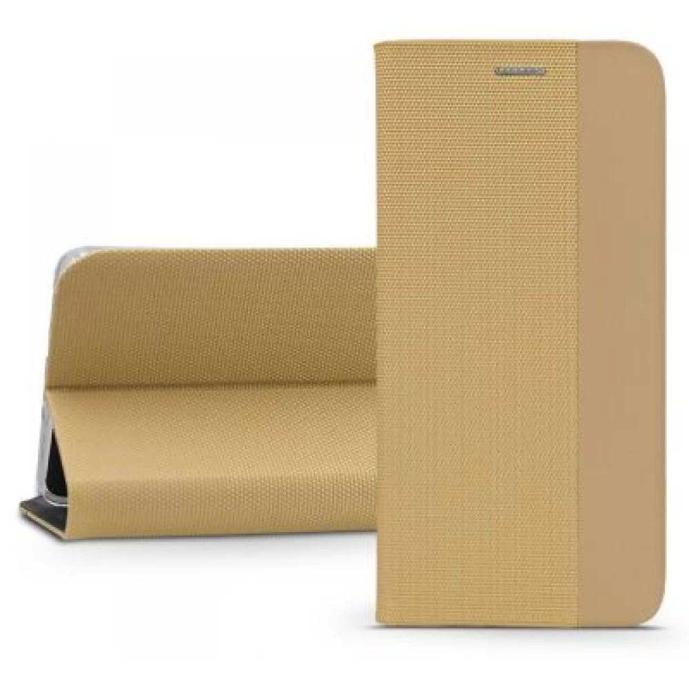 HAFFNER Sensitive Book Flip bőrtok Xiaomi Redmi Note 12 5G/Poco X5 5G arany