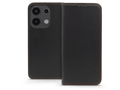 HAFFNER Smart Pro oldalra nyíló tok Xiaomi Redmi Note 13 4G fekete