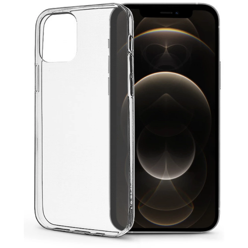 HAFFNER Soft Clear szilikon hátlap iPhone 12 Pro Max átlátszó