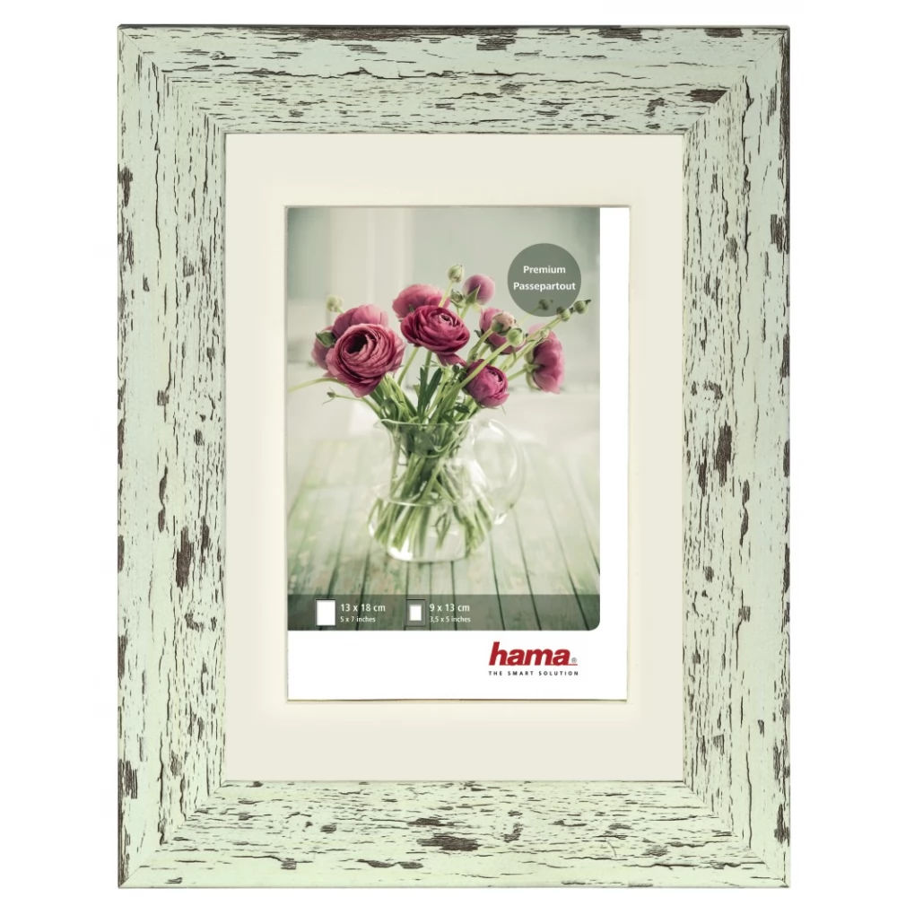 HAMA 175283 Műanyag keret CHALET pasztell menta 18x13cm