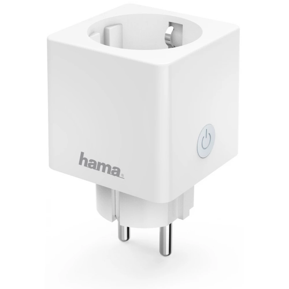 HAMA 176575 OKOS WIFI Mini Konnektor fogyasztásmérővel fehér