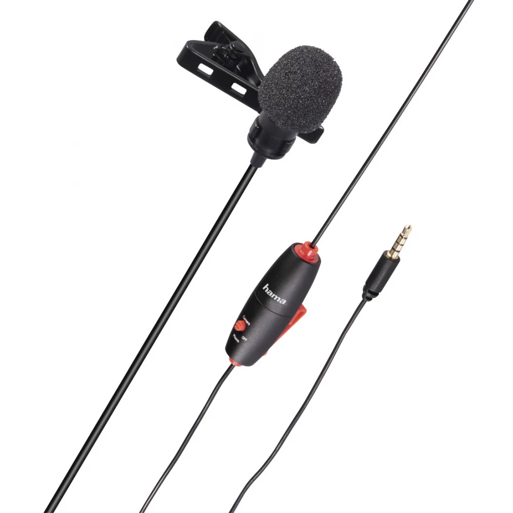 HAMA 4634 Smart Lavalier mikrofon fekete