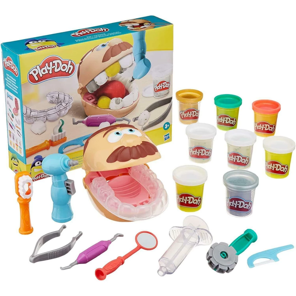 HASBRO Play-Doh Fogász készlet 8 tégely gyurmával