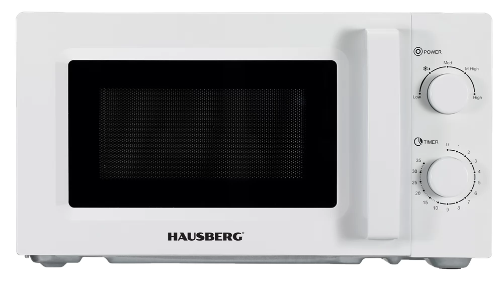 HAUSBERG HB-8008AB mikrohullámú sütő 1150W 20L Fehér