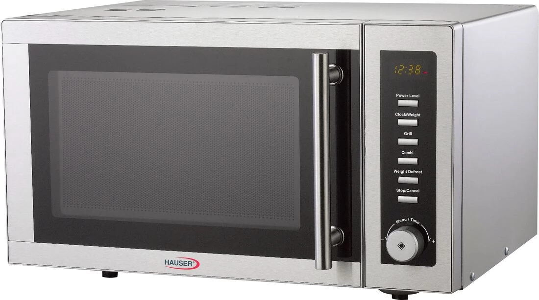 HAUSER MW-825 Mikrohullámú sütő 900W/1000W 25L Inox
