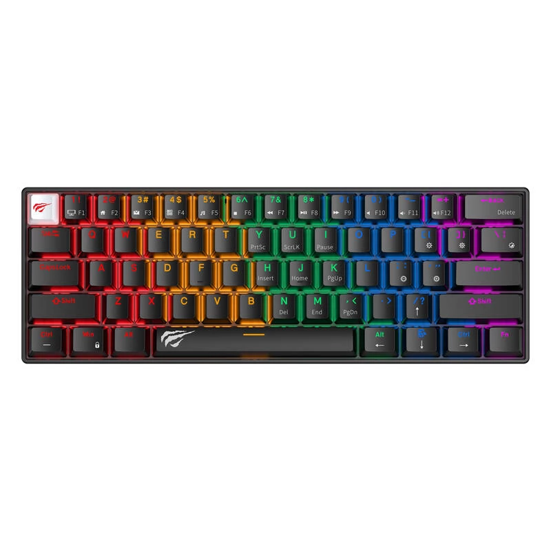 HAVIT KB903L RGB US Angol fekete