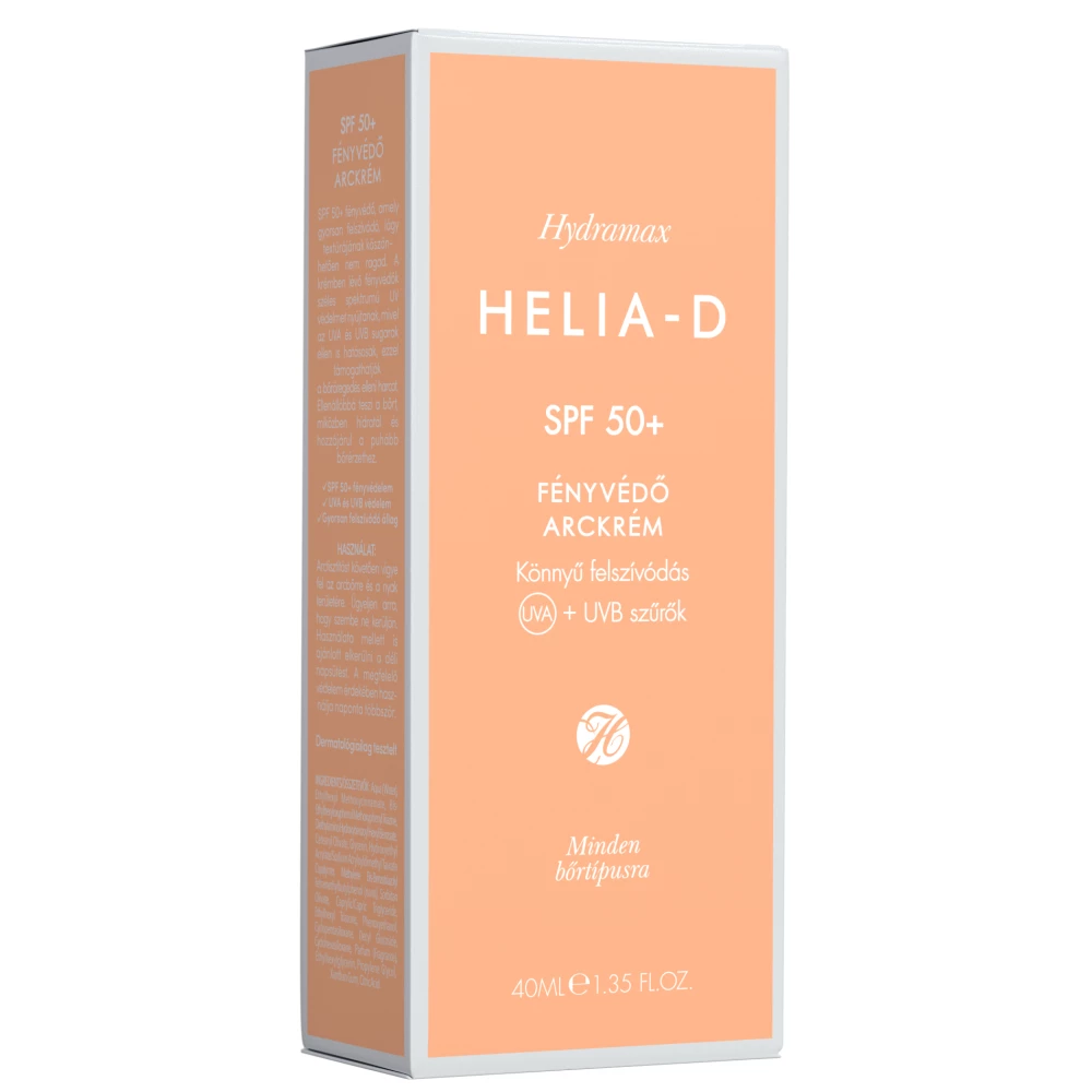 HELIA-D Helia-D hydramax spf50+fényvédő arckrém 40 ml