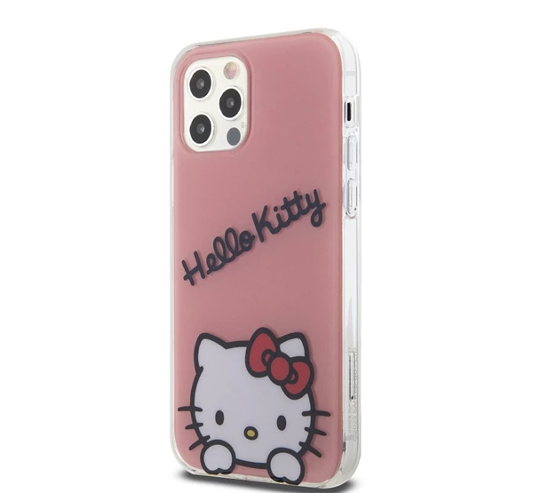 Hello Kitty IML Daydreaming Logo Apple iPhone 12/12 Pro hátlap tok rózsaszín