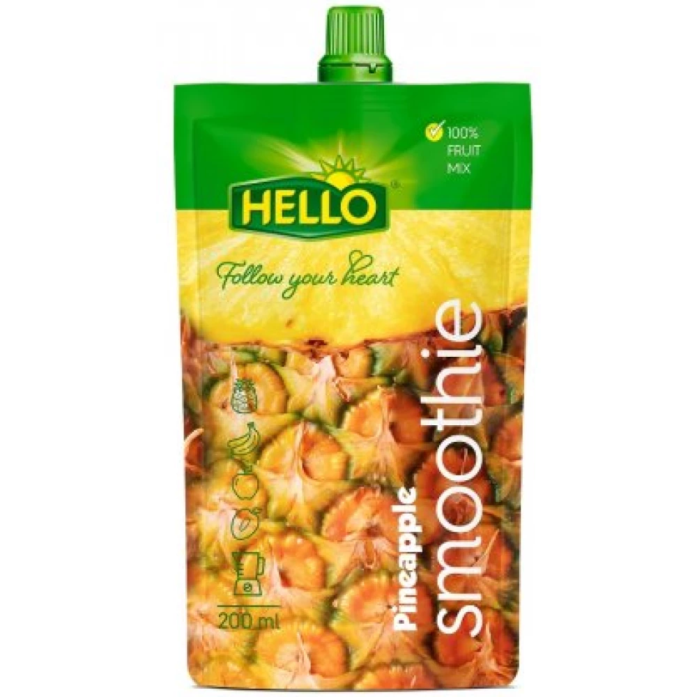 Hello smoothie ananász gyümölcsturmix 200 ml