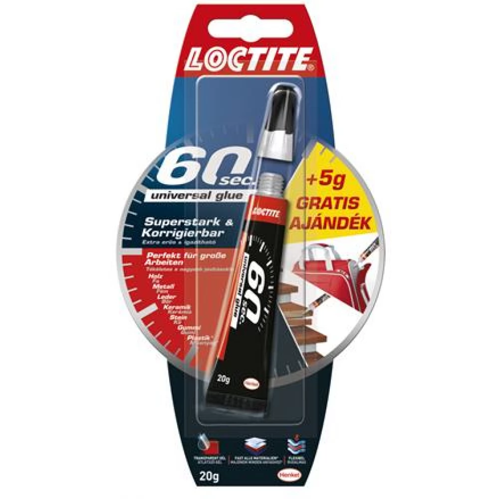 HENKEL Loctite 60 sec Ragasztó általános 20 g
