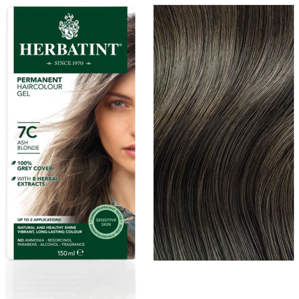 Herbatint 7c hamvas szőke hajfesték 135 ml