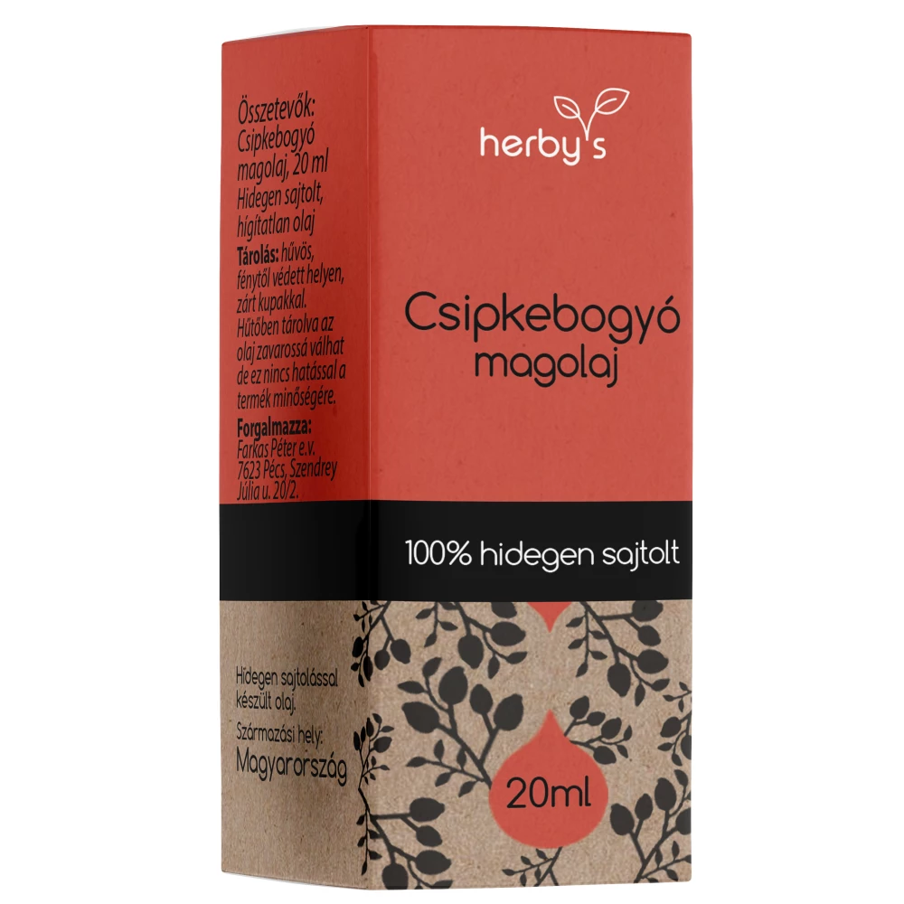 Herbys csipkebogyó magolaj hidegen sajtolt 20 ml