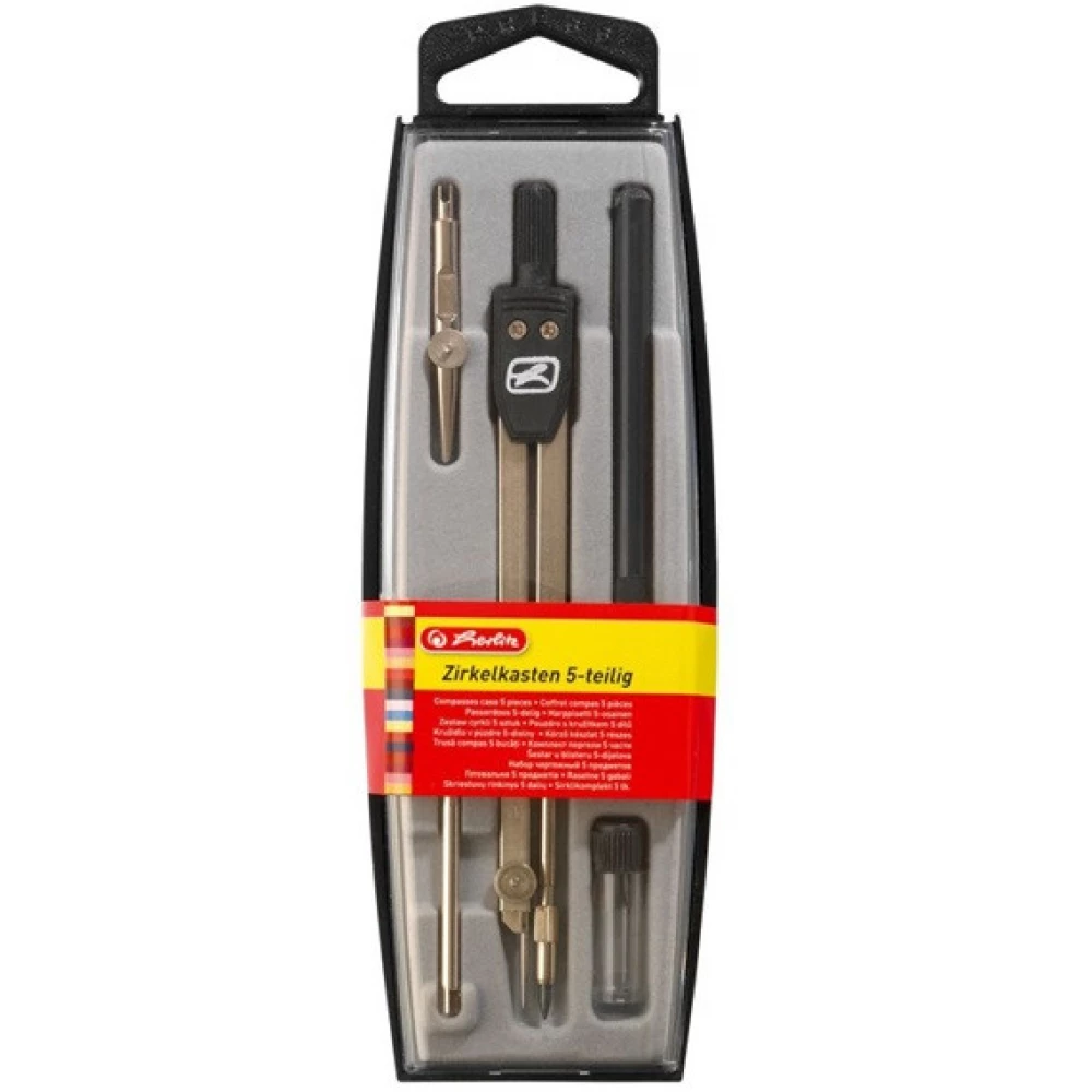 HERLITZ 5 részes körzőkészlet