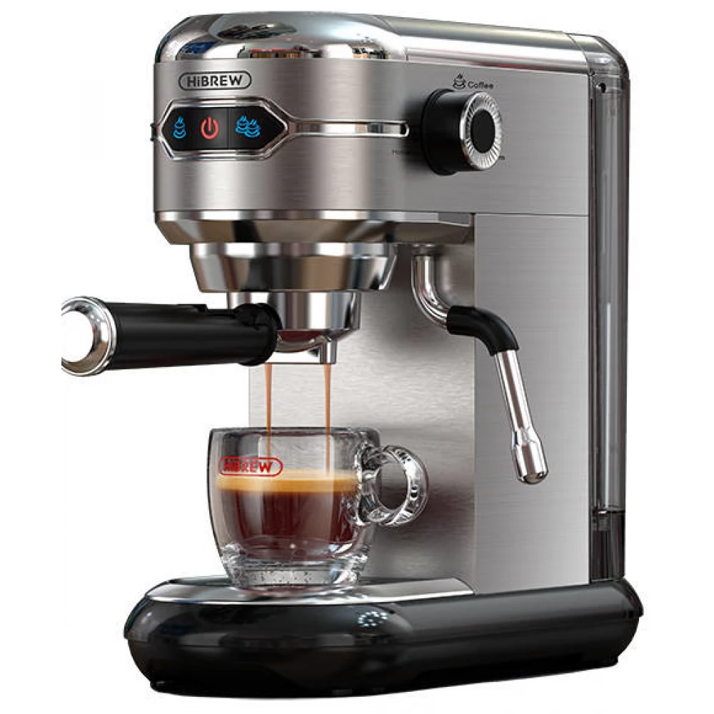 HIBREW H11 Kávéfőző karos félautomata 1450 W 1.1 L inox