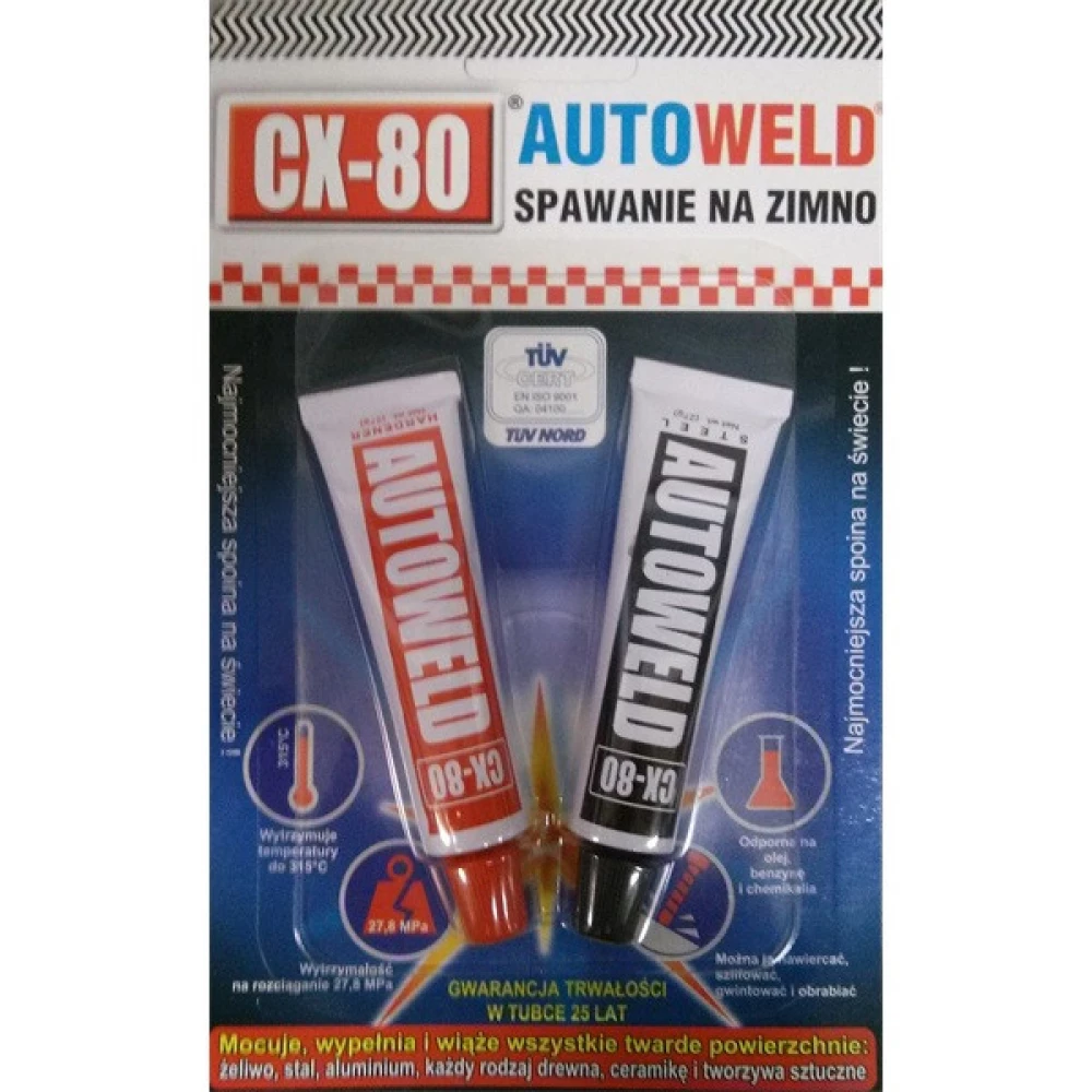 Hideghegesztő epoxygyanta 2 x 27 g CX-80 AUTOWELD