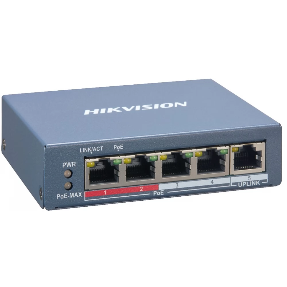 HIKVISION DS-3E1105P-EI 4 Port Fast Ethernet Smart POE Switch