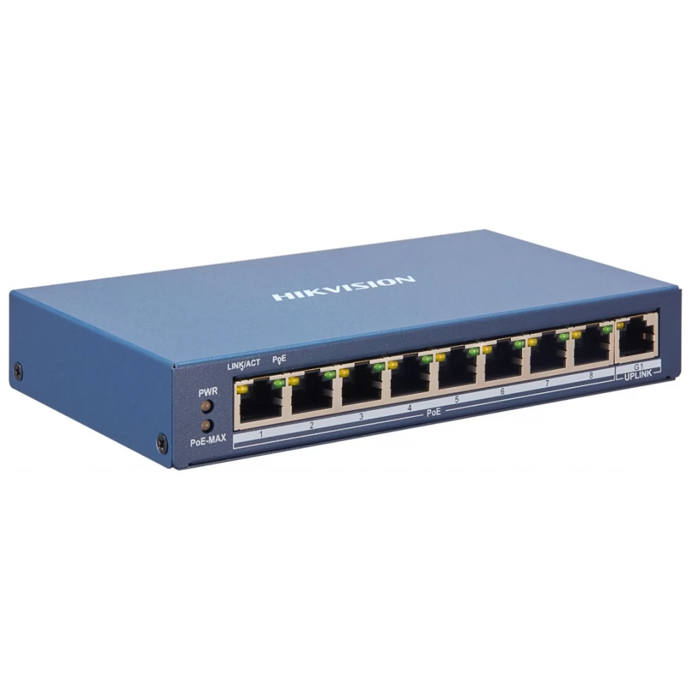 HIKVISION DS-3E1309P-EI 8 Port Fast Ethernet Smart PoE Switch