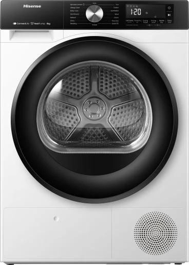 HISENSE DH3S802BW3 Szárítógép elöltöltős 8 kg A+++ fehér