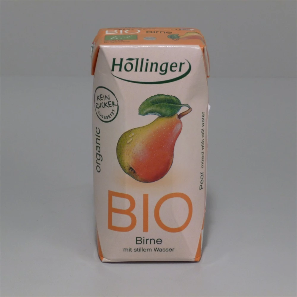 Höllinger bio gyümölcsital körte 200 ml