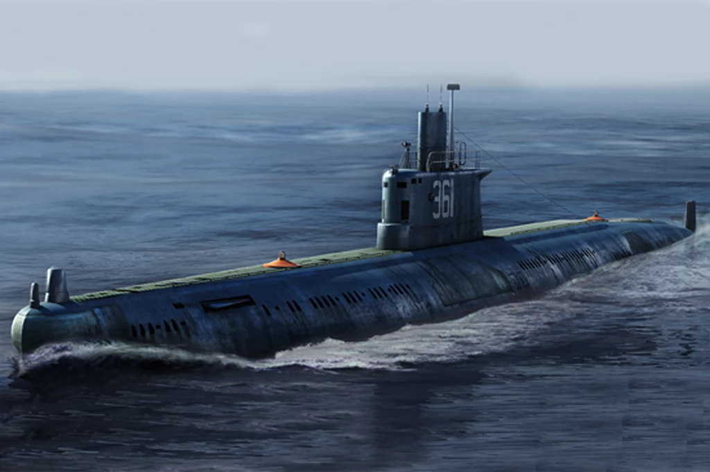 HOBBYBOSS 1/350 PLAN Type 035 Ming Class katonai tengeralattjáró modell