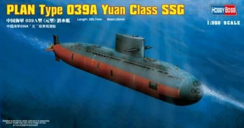 HOBBYBOSS 1/350 PLAN Type 039A Yuan Class SSG katonai tengeralattjáró modell