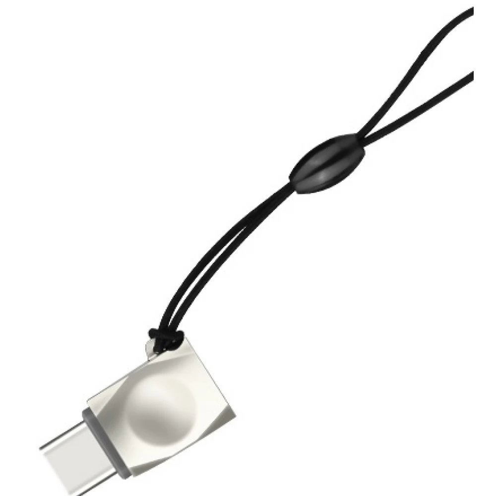 HOCO Micro USB 2.0 Type C Átalakító Ezüst 3cm HC070269