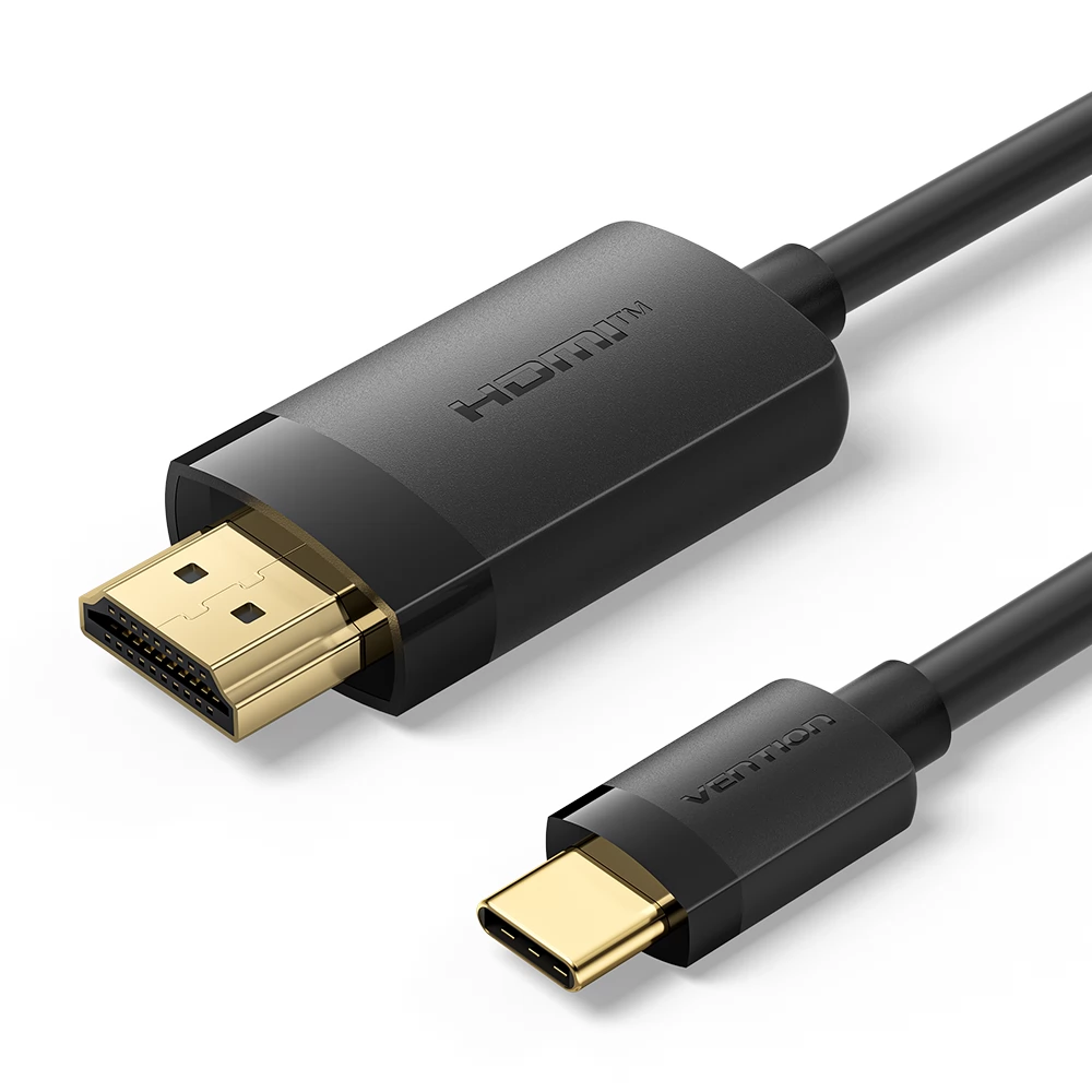 HOCO USB 2.0 Type C HDMI Átalakító Fekete 2m CRIBH