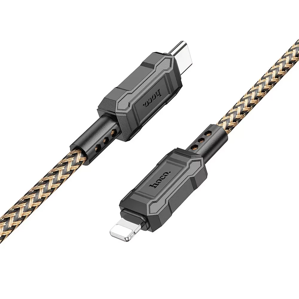 HOCO USB 2.0 Type C Lightning Töltő/adat Arany 1m ---