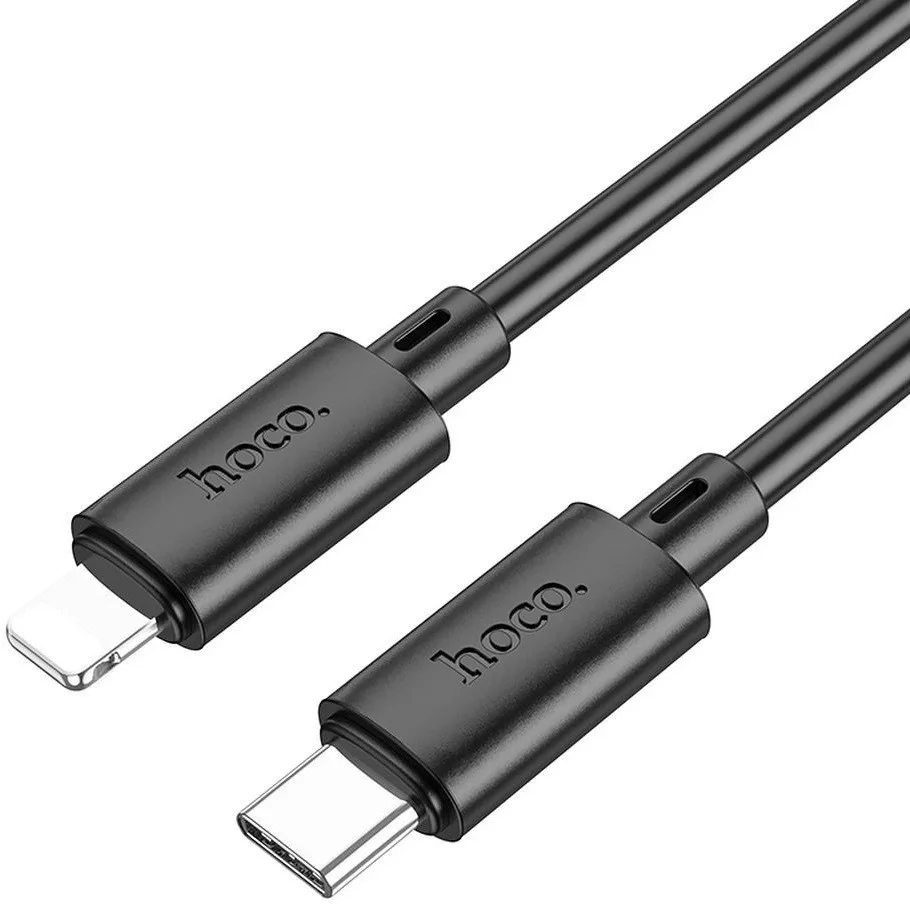 HOCO USB 2.0 Type C Lightning Töltő/adat Fekete 1m ---