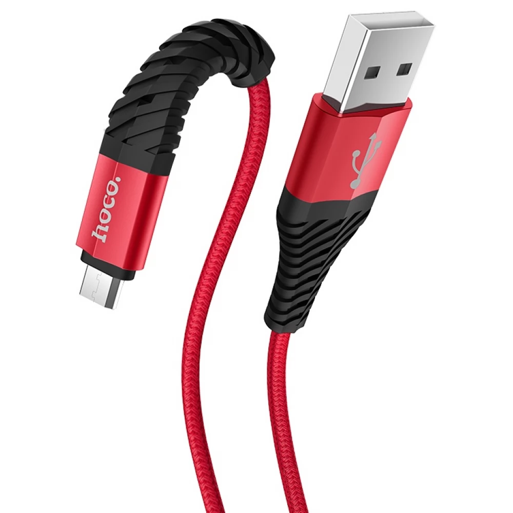 HOCO USB Micro USB Átalakító Piros 1m HC710550