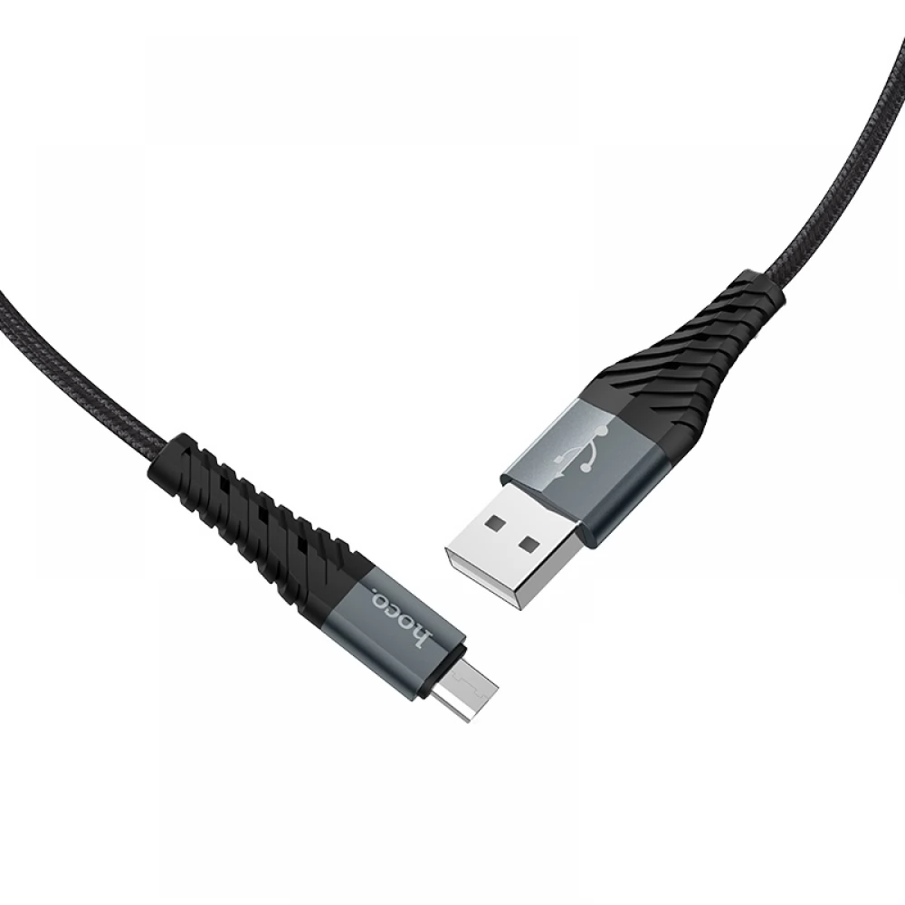 HOCO USB Micro USB Töltő/adat Fekete 1m HC710543