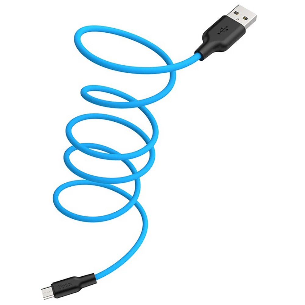 HOCO USB Micro USB Töltő/adat Kék 1m HC711885
