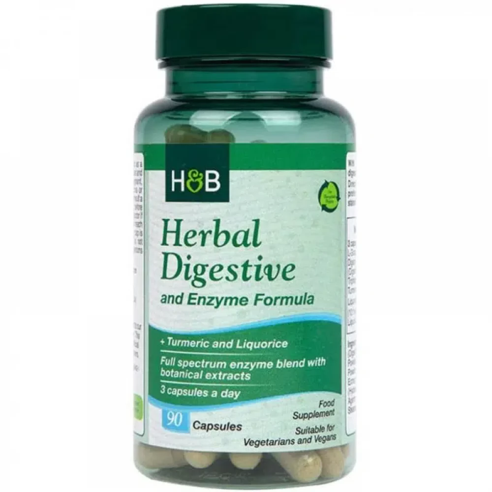 HOLLAND AND BARRETT H&B digestive and enzim kapszula 90 db