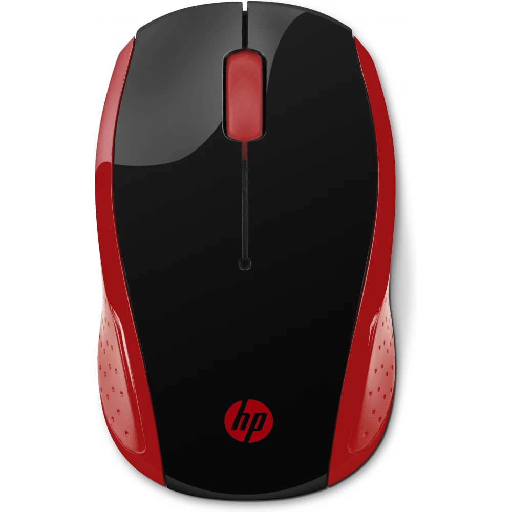 HP 200 Vezeték nélküli egér fekete-piros