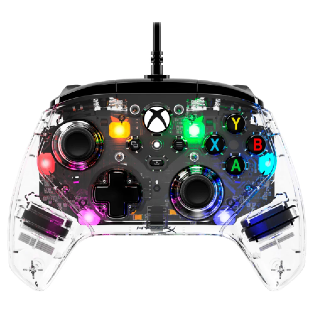 HP HyperX Clutch Gladiate Vezetékes kontroller átlátszó RGB