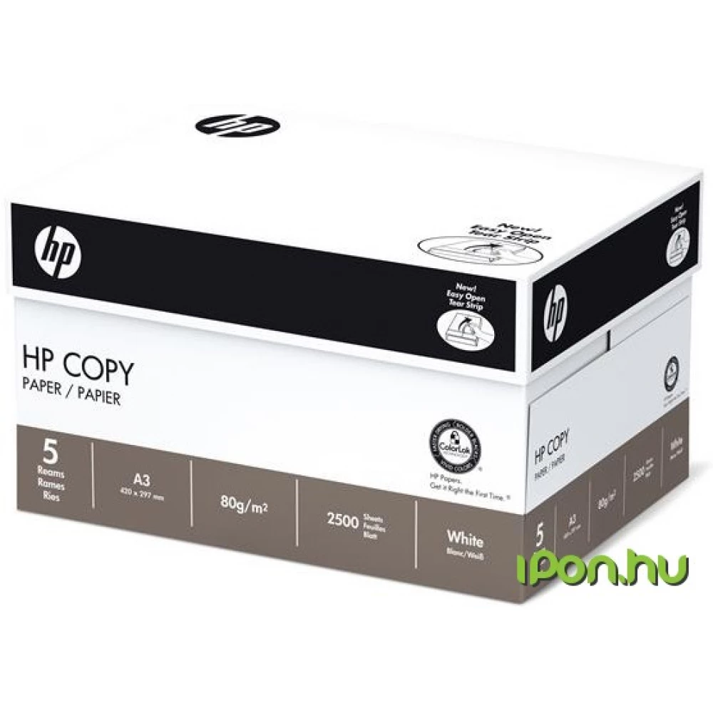 HP Másolópapír A3 80 g Copy Dobozos 5 csomag/doboz