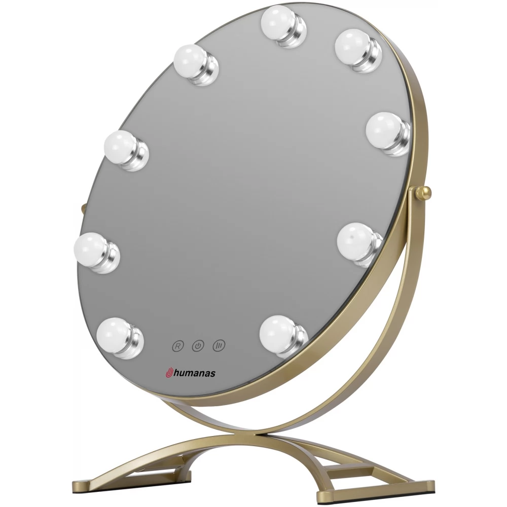 Humanas HS-HM03 Led sminktükör arany