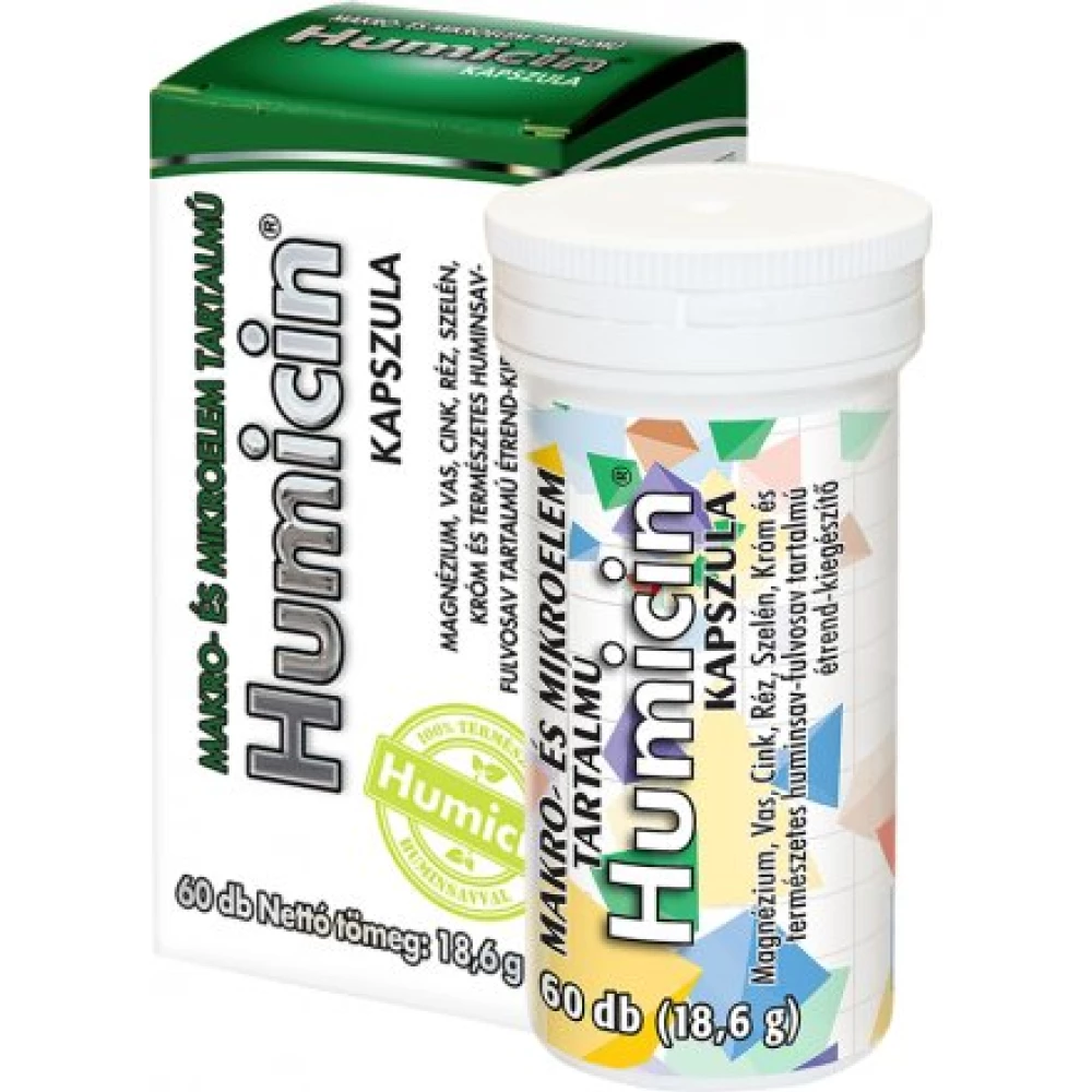 Humicin kapszula makro- és mikroelem tartalmú 60 db
