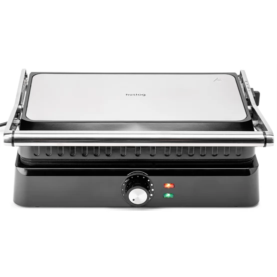 HUSLOG AK-2143 Elektromos grillsütő 2200W Fekete/Szürke