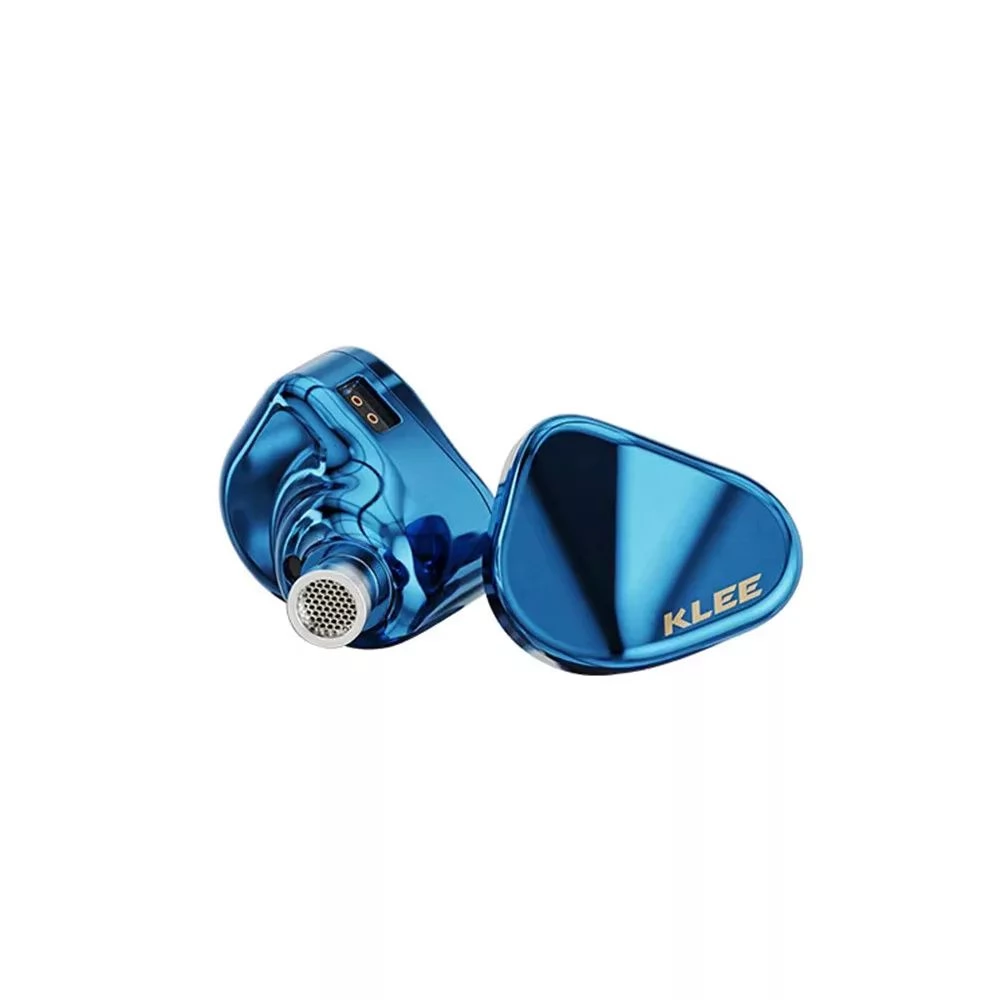 IBASSO Jr. Klee In-ear monitor fülhallgató ezüstözött réz 2-Pin kábellel kék