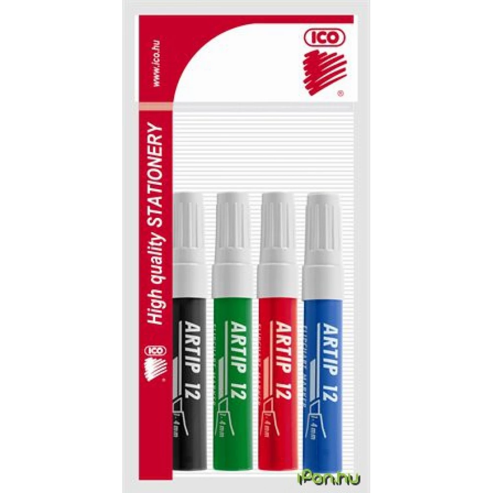 ICO artip 12 flipchart marker 4 darabos készlet