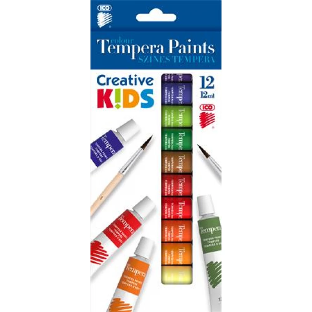 ICO Creative Kids Tempera készlet 12 darabos