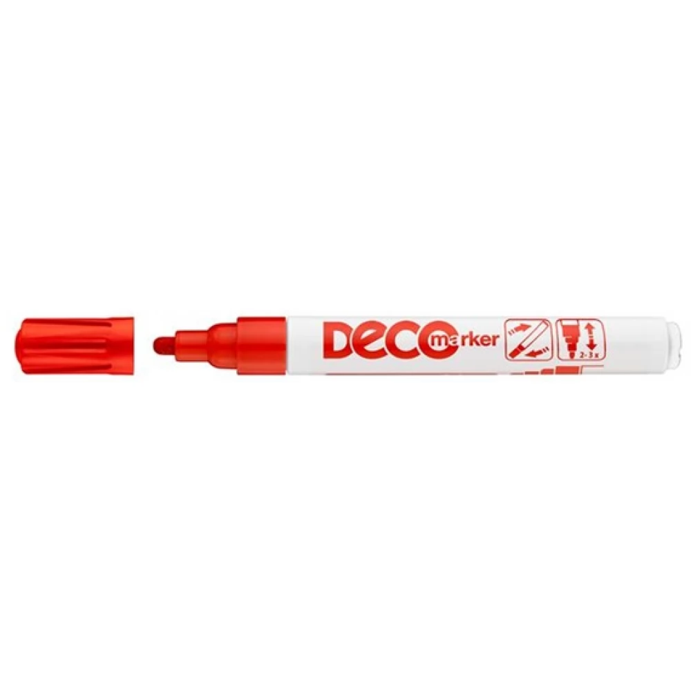 ICO Decomarker D10 piros lakkmarker