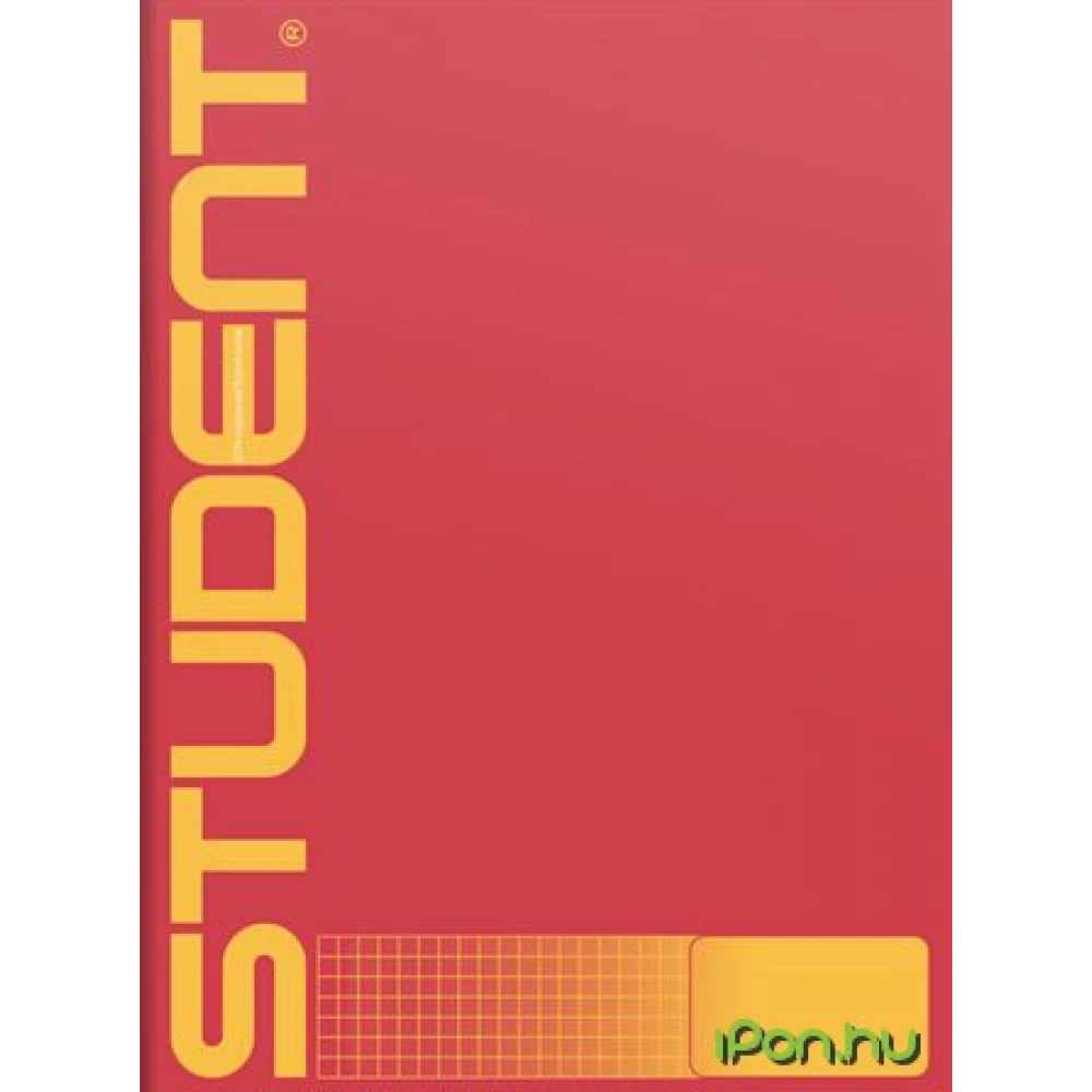 ICO Füzet tűzött A4 kockás 32 lap Student