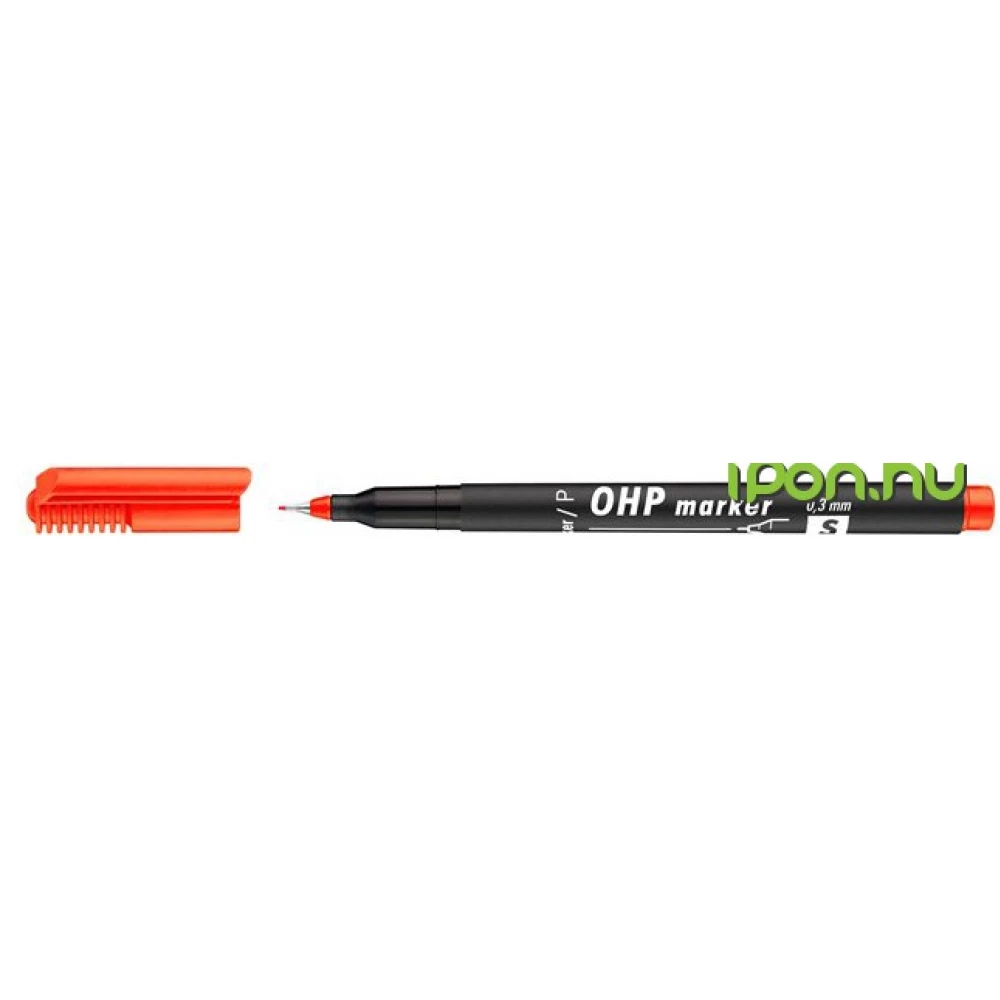 ICO ohp permanent marker s piros